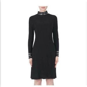 Joseph Ribkoff Black/Silver long sleeve dress